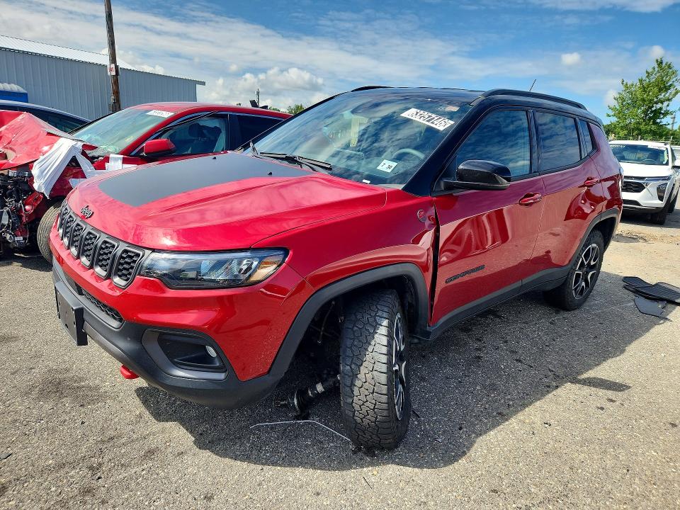 63257146 :رقم المزاد ، 3C4NJDDN3ST556700 vin ، 2025 Jeep Compass مزاد بيع