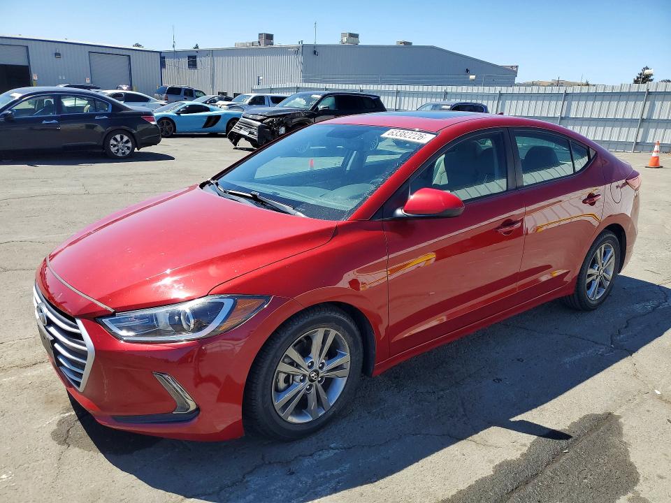 63382226 :رقم المزاد ، KMHD84LF1JU577692 vin ، 2018 Hyundai Elantra مزاد بيع