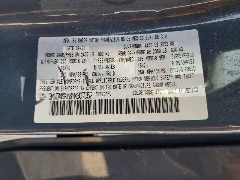 Продаж на аукціоні авто 2021 Mazda Cx-30, vin: 3MVDMBAY8MM307052, номер лоту: 61570036