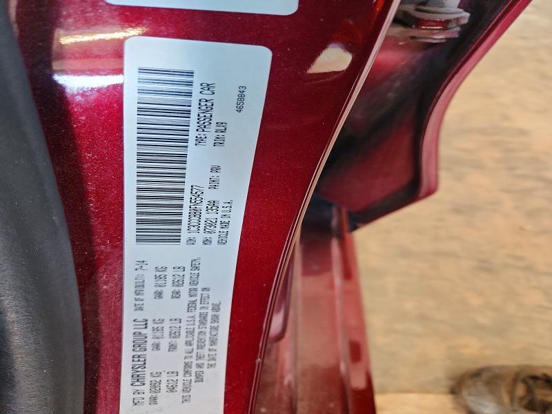 Продажа на аукционе авто 2015 Chrysler 200, vin: 1C3CCCBB0FN554577, номер лота: 62887906