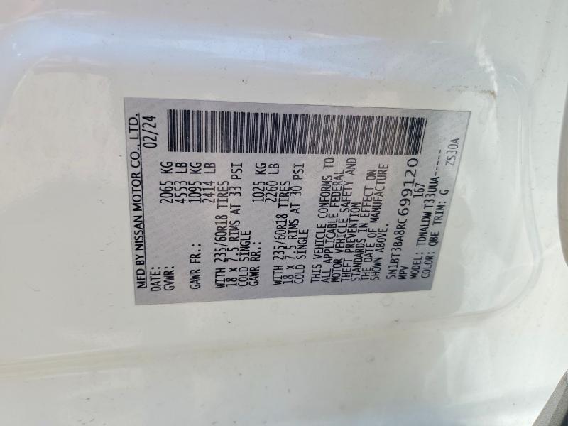 Продажа на аукционе авто 2024 Nissan Rogue, vin: 5N1BT3BA8RC699120, номер лота: 61793126