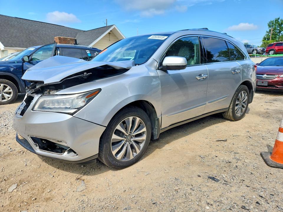 60509936 :رقم المزاد ، 5FRYD4H44FB025059 vin ، 2015 Acura Mdx مزاد بيع