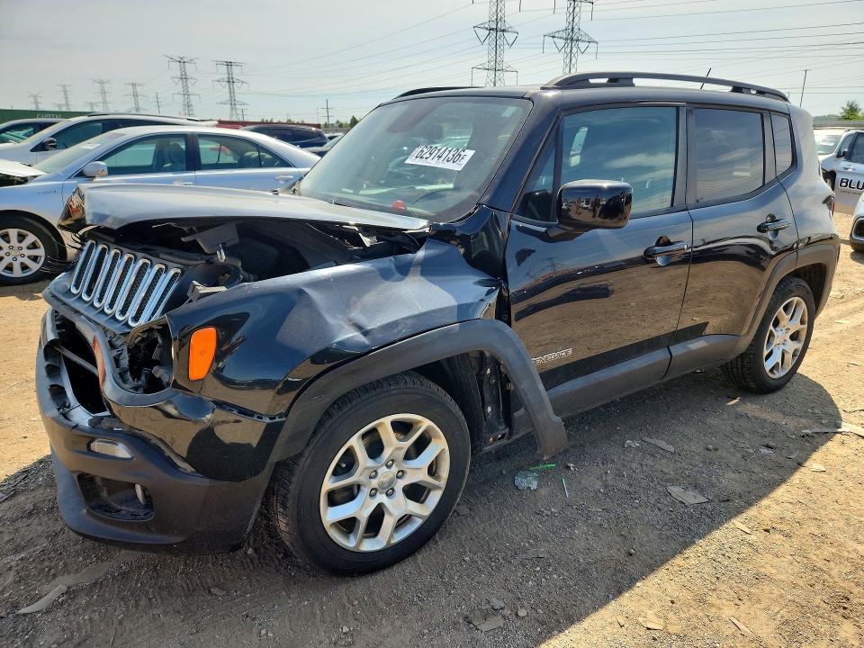 Auction sale of the 2016 Jeep Renegade, vin: ZACCJABT4GPE17276, lot number: 62914136
