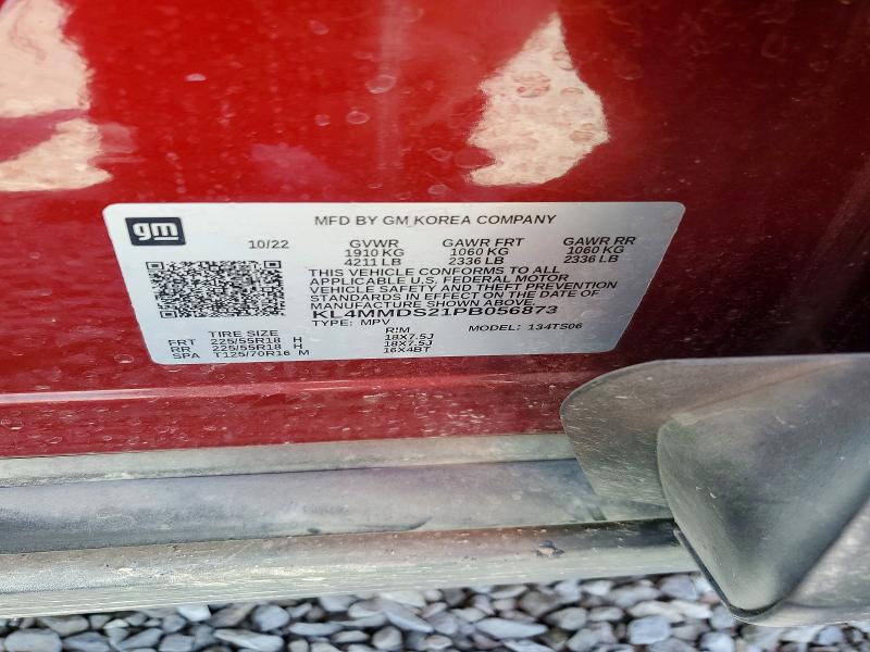 2023 Buick Encore Gx მანქანა იყიდება აუქციონზე, vin: KL4MMDS21PB056873, აუქციონის ნომერი: 62947656