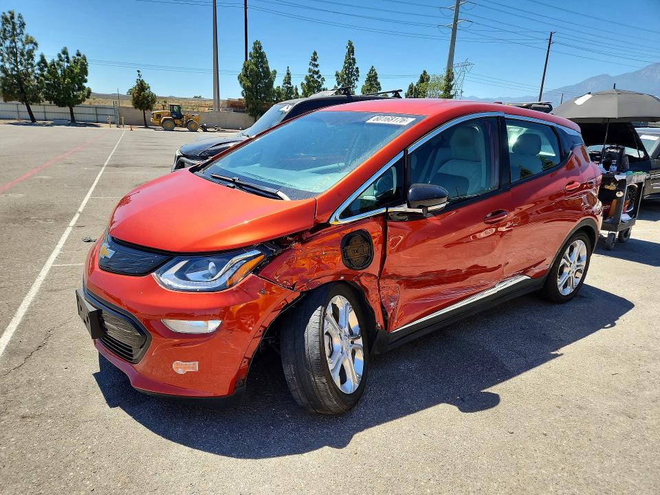 60168176 :رقم المزاد ، 1G1FY6S01L4111651 vin ، 2020 Chevrolet Bolt Ev مزاد بيع