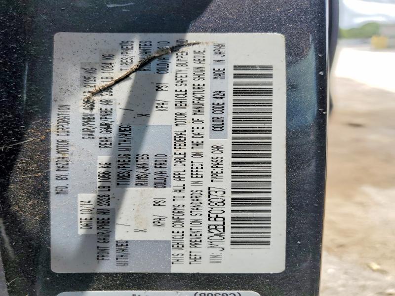 Aukcja sprzedaży 2015 Mazda 5, vin: JM1CW2BL6F0180737, numer aukcji: 58588856