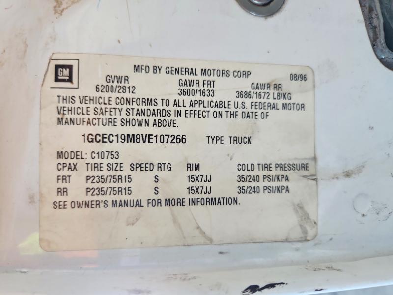 63345186 :رقم المزاد ، 1GCEC19M8VE107266 vin ، 1997 Chevrolet Gmt-400 مزاد بيع