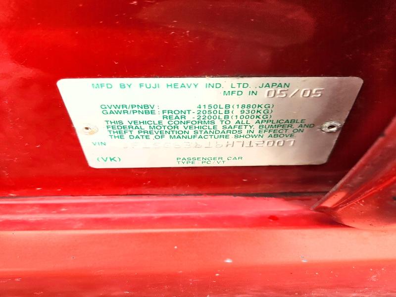 2006 Subaru Forester მანქანა იყიდება აუქციონზე, vin: JF1SG63616H712007, აუქციონის ნომერი: 60012646