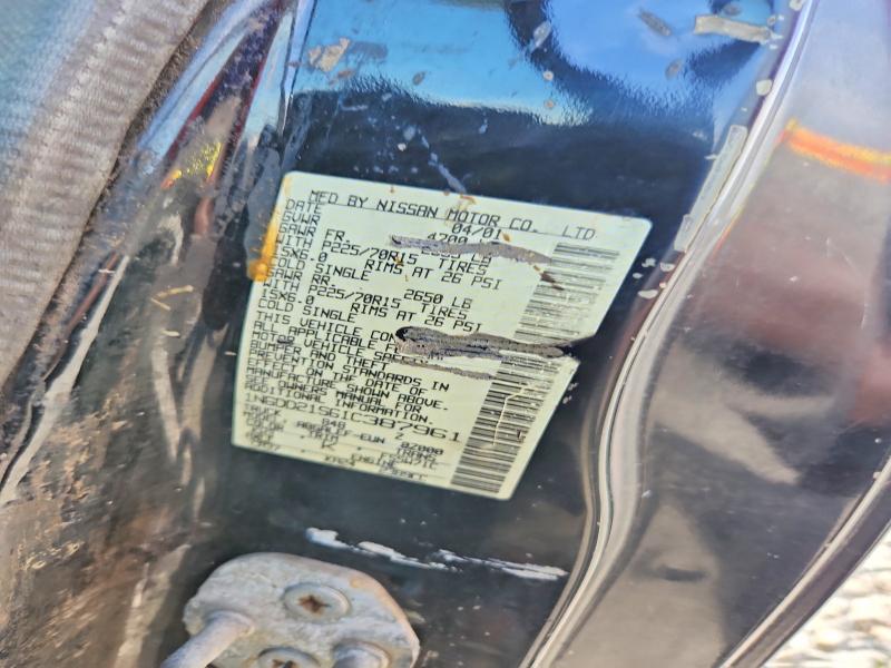 2001 Nissan Frontier მანქანა იყიდება აუქციონზე, vin: 1N6DD21S61C387961, აუქციონის ნომერი: 60060296