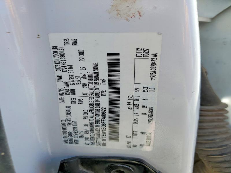 Aukcja sprzedaży 2015 Ford F150, vin: 1FTEW1EG6FFA80622, numer aukcji: 60430526