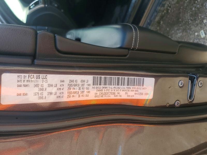 2015 Jeep Grand Cherokee მანქანა იყიდება აუქციონზე, vin: 1C4RJEBG3FC755386, აუქციონის ნომერი: 59707296