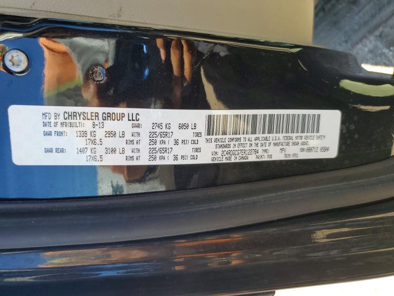 Aukcja sprzedaży 2014 Dodge Grand Caravan, vin: 2C4RDGCG7ER122784, numer aukcji: 62910346