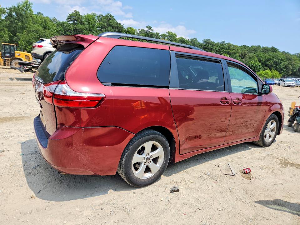 Продаж на аукціоні авто 2018 Toyota Sienna, vin: 5TDKZ3DC1JS903051, номер лоту: 61606846