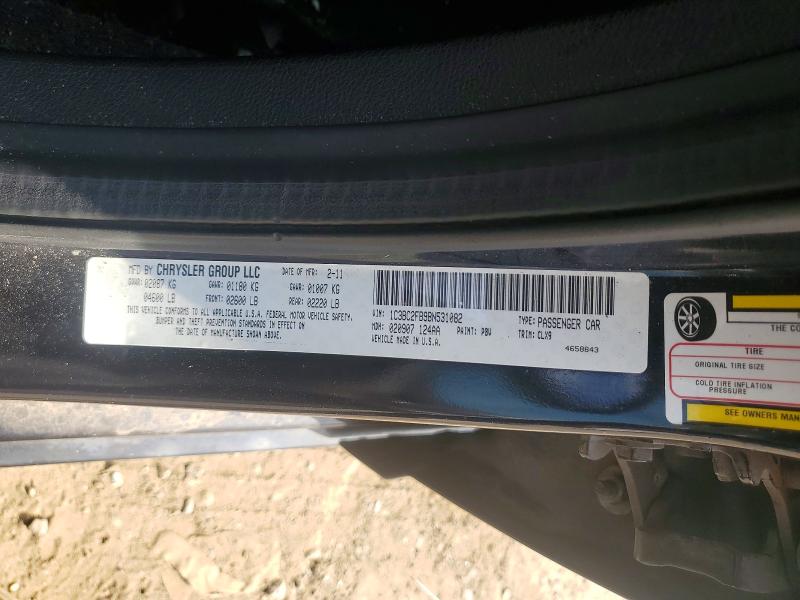 Aukcja sprzedaży 2011 Chrysler 200, vin: 1C3BC2FB9BN531082, numer aukcji: 85973185