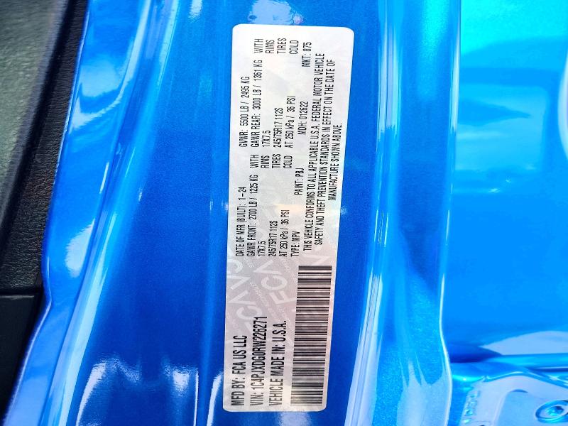 Продаж на аукціоні авто 2024 Jeep Wrangler, vin: 1C4PJXDG0RW226271, номер лоту: 61311806