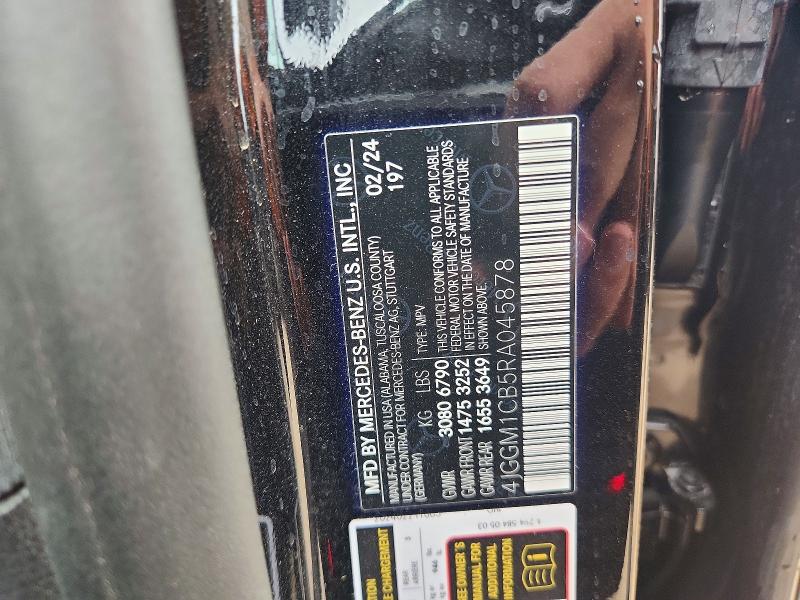 62269596 :رقم المزاد ، 4JGGM1CB5RA045878 vin ، 2024 Mercedes-benz Eqe Suv مزاد بيع