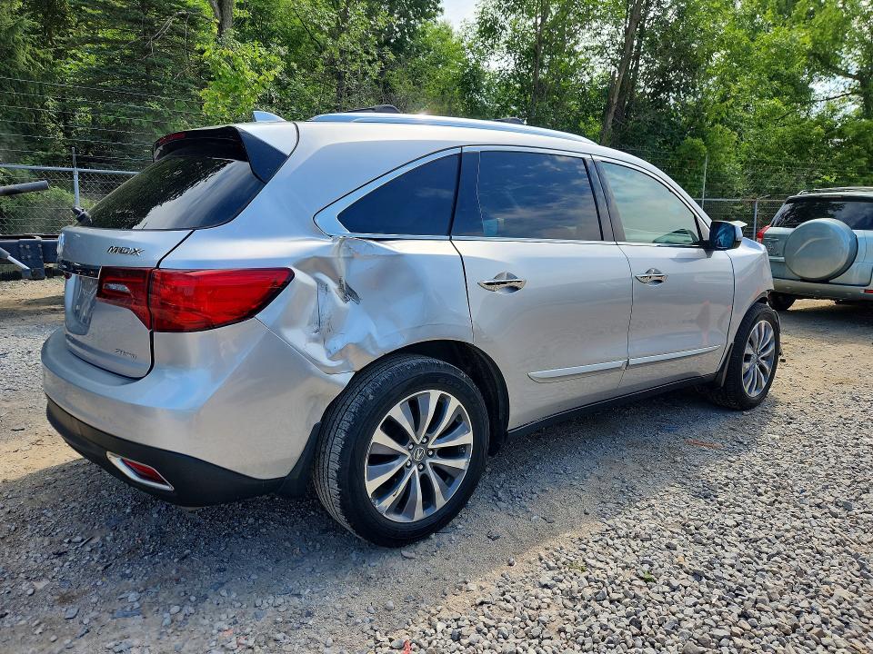 60509936 :رقم المزاد ، 5FRYD4H44FB025059 vin ، 2015 Acura Mdx مزاد بيع