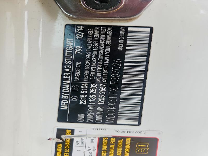 Aukcja sprzedaży 2015 Mercedes-benz E, vin: WDDKK6FFXFF307026, numer aukcji: 62675686