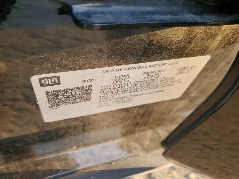 60840716 :رقم المزاد ، 1G1ZD5ST5RF111369 vin ، 2024 Chevrolet Malibu مزاد بيع