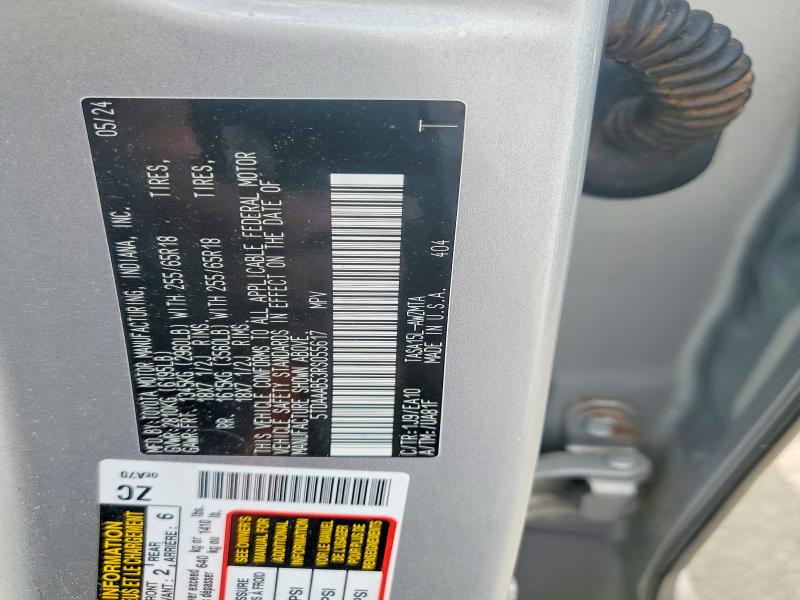 61911956 :رقم المزاد ، 5TDAAAB53RS055617 vin ، 2024 Toyota Grand Highlander مزاد بيع
