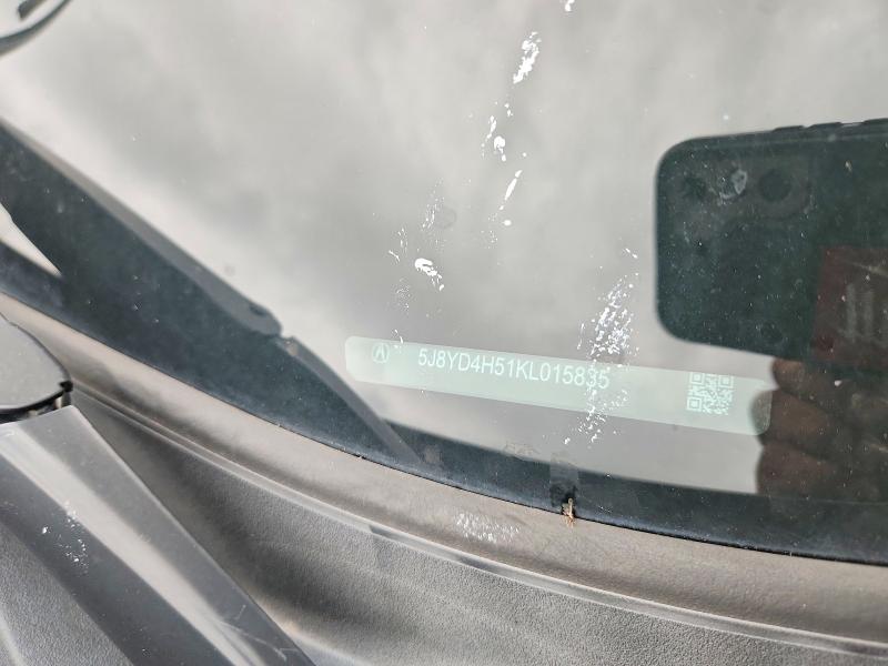 2019 Acura Mdx მანქანა იყიდება აუქციონზე, vin: 5J8YD4H51KL015835, აუქციონის ნომერი: 61245036