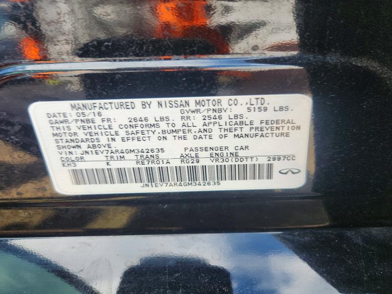 Продажа на аукционе авто 2016 Infiniti Q50, vin: JN1EV7AR4GM342635, номер лота: 59802806