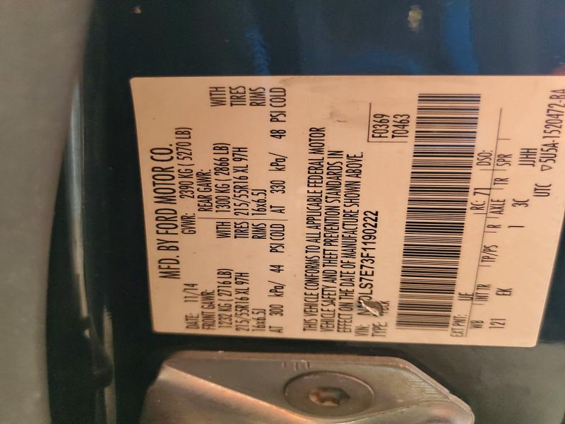 2015 Ford Transit Connect მანქანა იყიდება აუქციონზე, vin: NM0LS7E73F1190222, აუქციონის ნომერი: 59736746