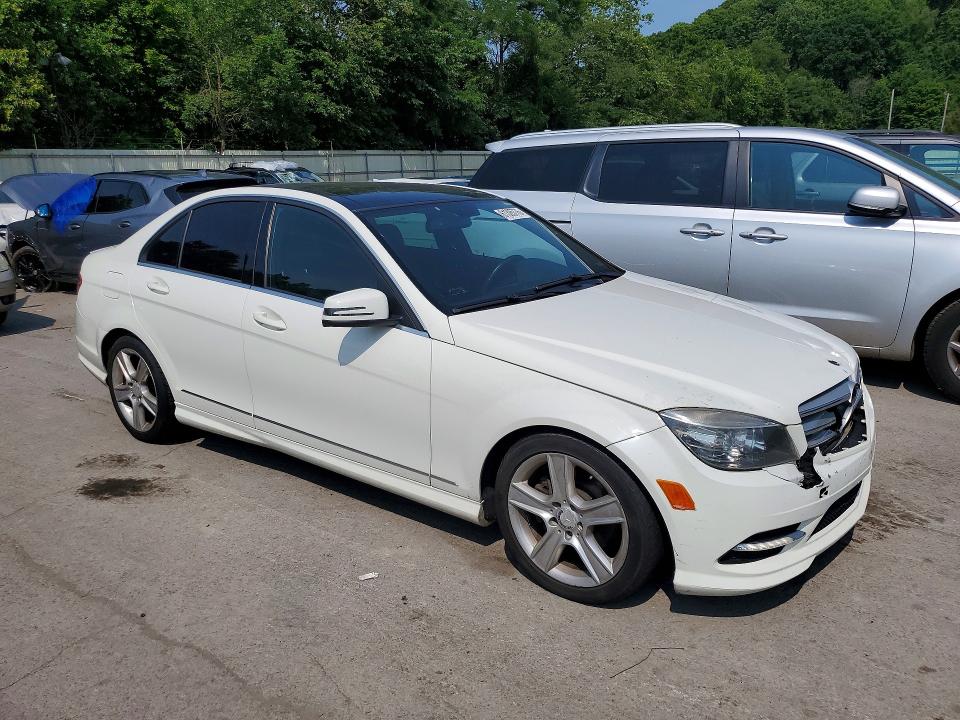 61305776 :رقم المزاد ، WDDGF8BB6BR146143 vin ، 2011 Mercedes-benz C مزاد بيع