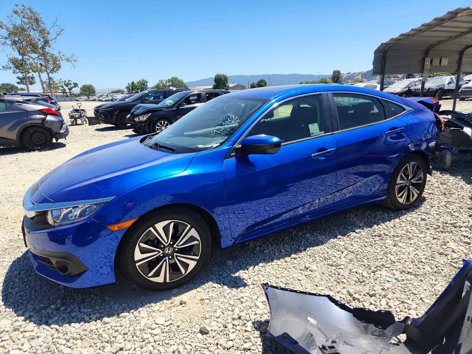 Продажа на аукционе авто 2018 Honda Civic, vin: JHMFC1F39JX019968, номер лота: 59674176