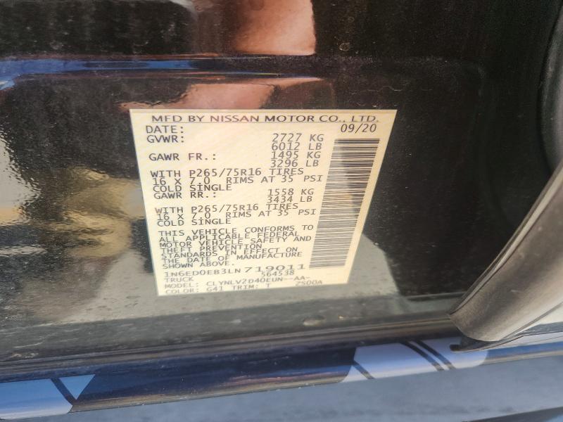 Продаж на аукціоні авто 2020 Nissan Frontier, vin: 1N6ED0EB3LN719011, номер лоту: 63171166