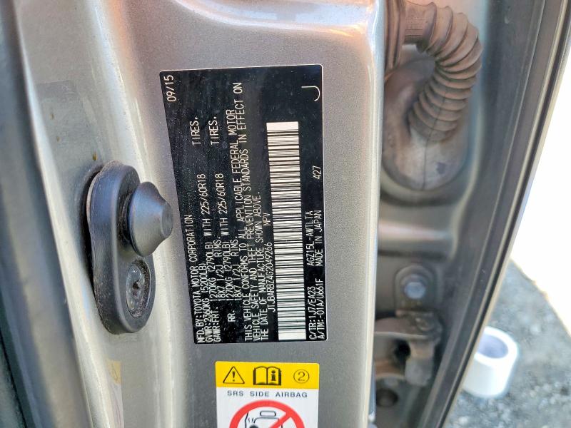 61429666 :رقم المزاد ، JTJBARBZ4G2049266 vin ، 2016 Lexus Nx 200t مزاد بيع