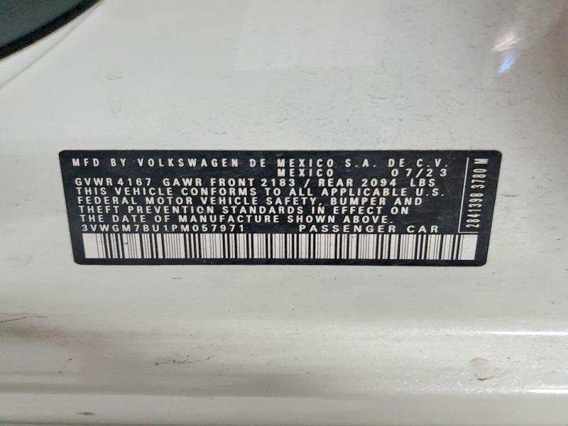 Продаж на аукціоні авто 2023 Volkswagen Jetta, vin: 3VWGM7BU1PM057971, номер лоту: 61217886