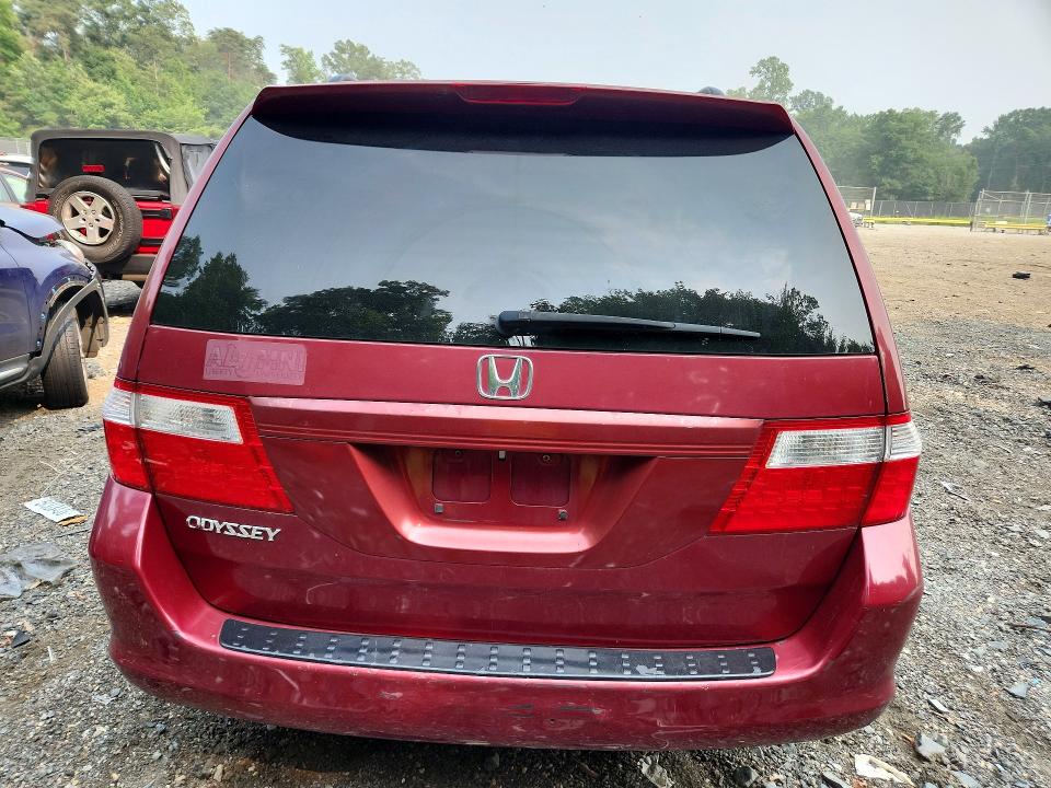 2006 Honda Odyssey მანქანა იყიდება აუქციონზე, vin: 5FNRL38666B125085, აუქციონის ნომერი: 61369086