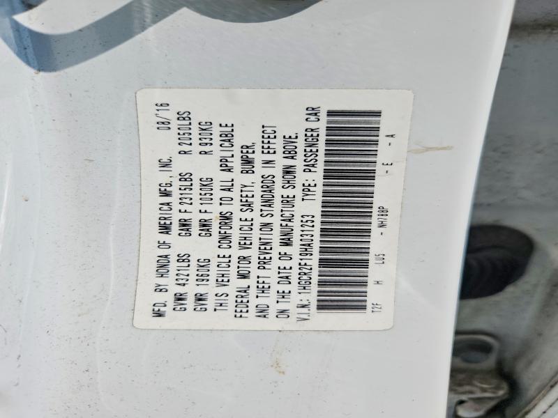Продажа на аукционе авто 2017 Honda Accord, vin: 1HGCR2F19HA031253, номер лота: 63025406