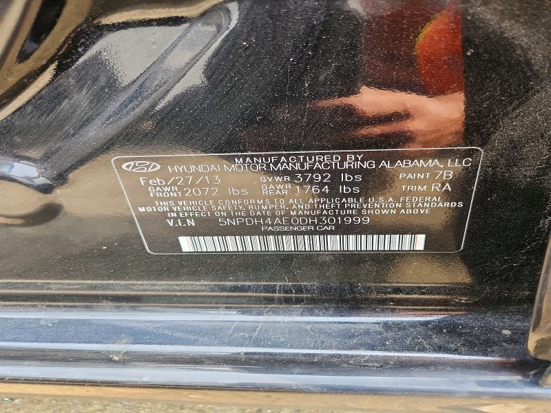 Продаж на аукціоні авто 2013 Hyundai Elantra, vin: 5NPDH4AE0DH301999, номер лоту: 62942286