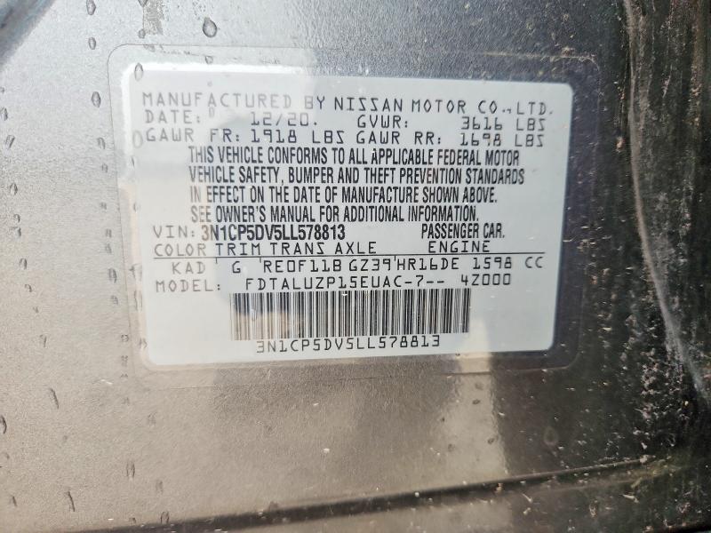 Aukcja sprzedaży 2020 Nissan Kicks, vin: 3N1CP5DV5LL578813, numer aukcji: 59404596