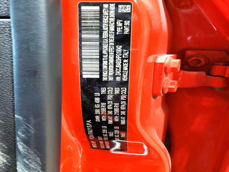 Продаж на аукціоні авто 2017 Jeep Renegade, vin: ZACCJBAB3HPG19042, номер лоту: 61393826