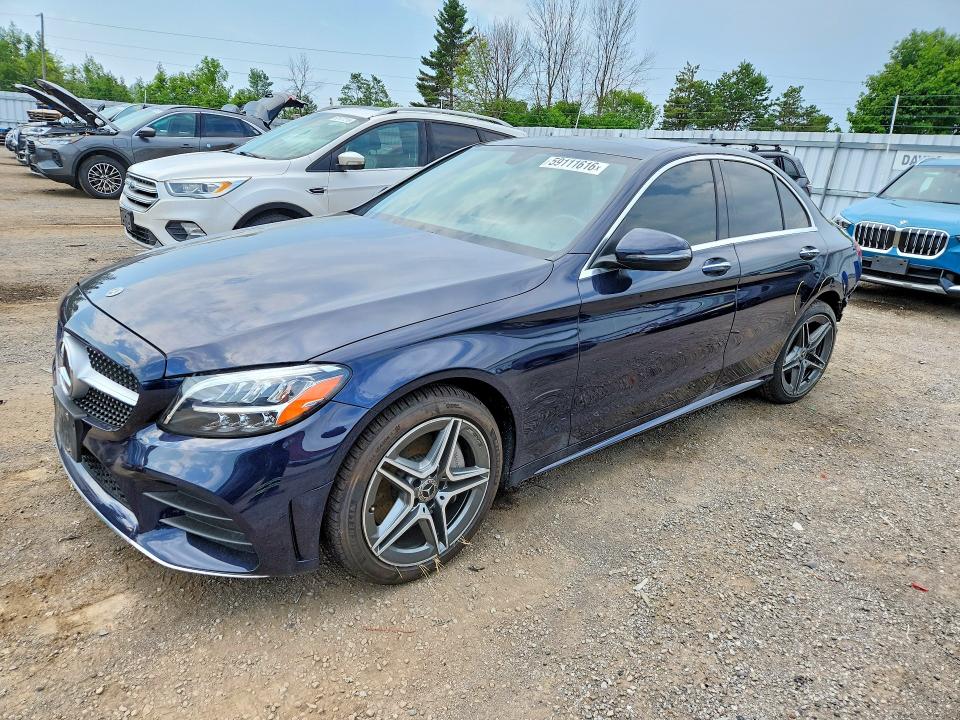 59111616 :رقم المزاد ، 55SWF8EB9KU317635 vin ، 2019 Mercedes-benz C مزاد بيع
