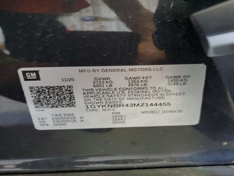 Продаж на аукціоні авто 2021 Cadillac Xt5, vin: 1GYKNBR43MZ144455, номер лоту: 62320206