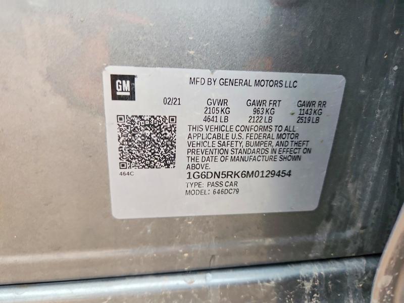 Продаж на аукціоні авто 2021 Cadillac Ct5, vin: 1G6DN5RK6M0129454, номер лоту: 61345116