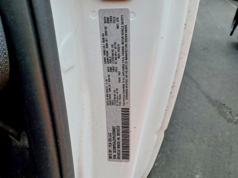 Продажа на аукционе авто 2024 Ram 2500, vin: 3C6MR5AJ2RG269807, номер лота: 58997886
