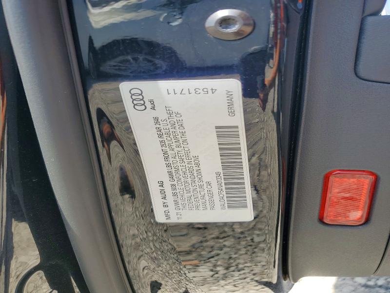 60859616 :رقم المزاد ، WAUDACF54NA013349 vin ، 2022 Audi A5 مزاد بيع