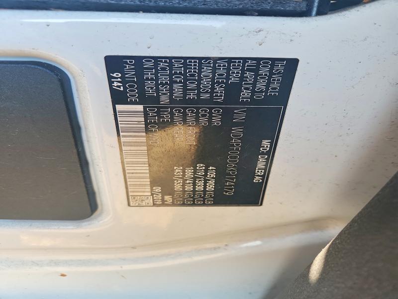 2019 Mercedes-benz Sprinter მანქანა იყიდება აუქციონზე, vin: WD4PF0CD6KP174179, აუქციონის ნომერი: 61135476