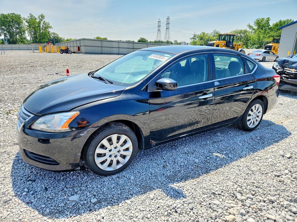 2014 Nissan Sentra მანქანა იყიდება აუქციონზე, vin: 3N1AB7AP5EY267301, აუქციონის ნომერი: 61042026