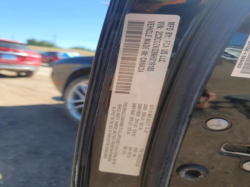 2022 Dodge Challenger მანქანა იყიდება აუქციონზე, vin: 2C3CDZKG3NH219185, აუქციონის ნომერი: 60127316