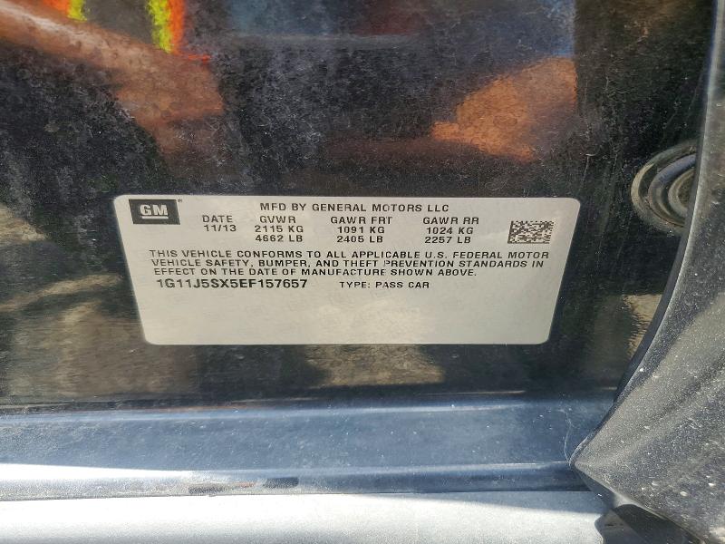 Продаж на аукціоні авто 2014 Chevrolet Malibu, vin: 1G11J5SX5EF157657, номер лоту: 61790436
