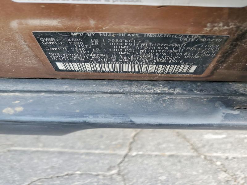 59195116 :رقم المزاد ، 4S4BRBKC9B3344568 vin ، 2011 Subaru Outback مزاد بيع