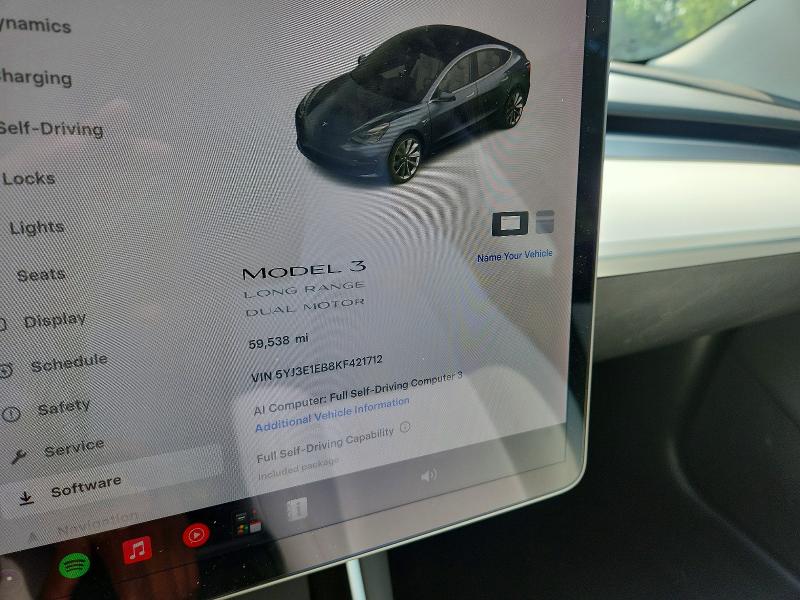 Aukcja sprzedaży 2019 Tesla Model 3, vin: 5YJ3E1EB8KF421712, numer aukcji: 62667686