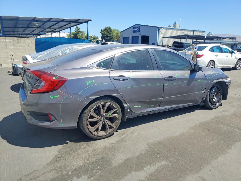 2020 Honda Civic მანქანა იყიდება აუქციონზე, vin: 19XFC2F83LE211098, აუქციონის ნომერი: 60795836