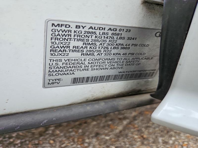 Продажа на аукционе авто 2023 Audi Q7, vin: WA1VXBF76PD012300, номер лота: 61914746